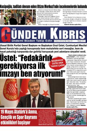 12 Mayıs 2026 Gündem Kıbrıs