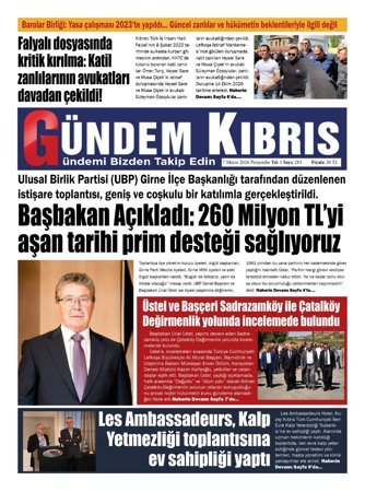 7 Mayıs 2026 Gündem Kıbrıs