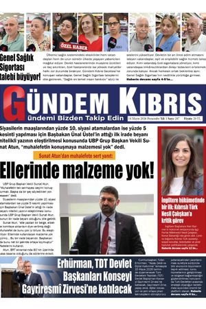 14 Mayıs 2026 Gündem Kıbrıs