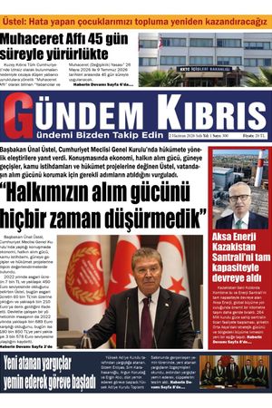 2 Haziran 2026 Gündem Kıbrıs