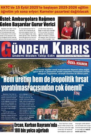 10 Haziran 2026 Gündem Kıbrıs