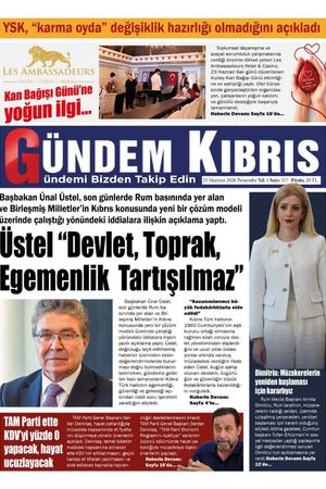 25 Haziran 2026 Gündem Kıbrıs