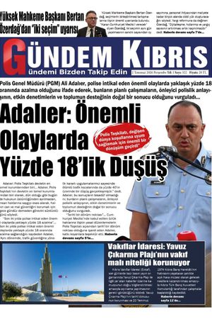 2 Temmuz 2026 Gündem Kıbrıs