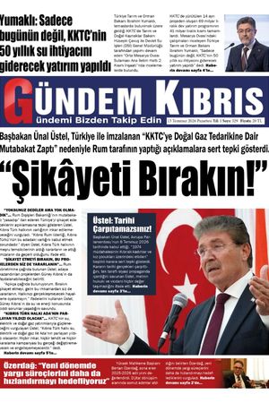 13 Temmuz 2026 Gündem Kıbrıs