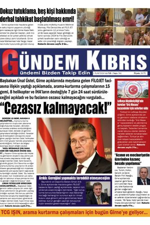 1 Eylül 2026 Gündem Kıbrıs